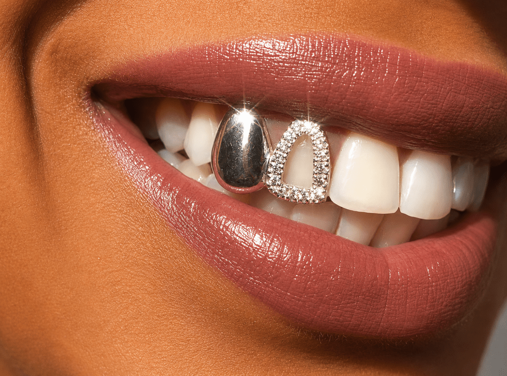 Diamond Open Face & Solid Tooth Grillz