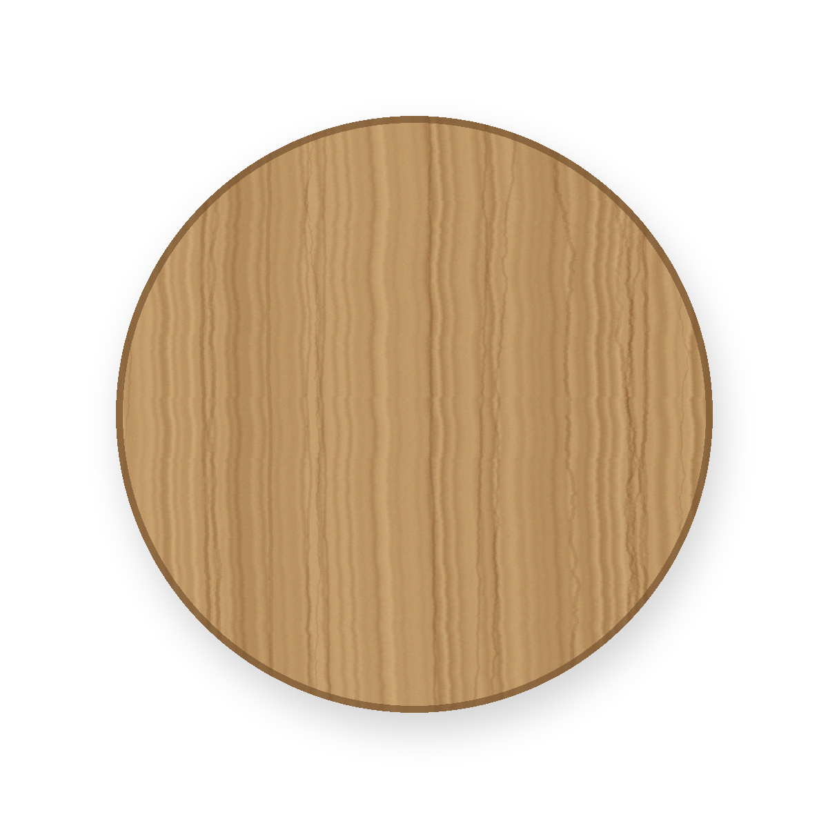 Engraved Wood Coaster — Round